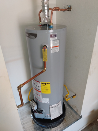 Water Heater Installed