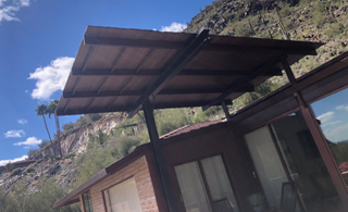 Metal Patio Awning After
