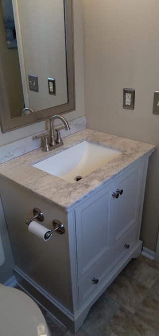 Vanity install after