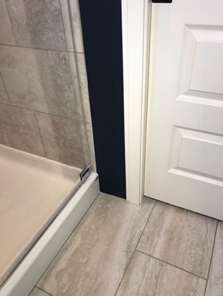 After: Drywall patched and painted