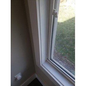 Window Trim, Asheville NC - After Photo (pet damaged)