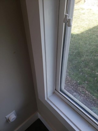 Window Trim, Asheville NC - After Photo (pet damaged)