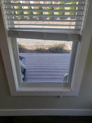 Window Trim, Asheville NC - After Photo (pet damaged)