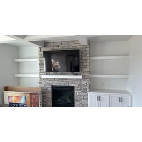 Mounted TV 