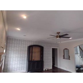 Replaced Ceiling Drywall
