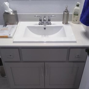 Bathroom Vanity Install - Justin, TX