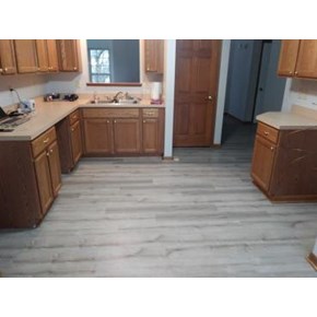 Shaw Floors Install in Kitchen in Columbus, Ohio 