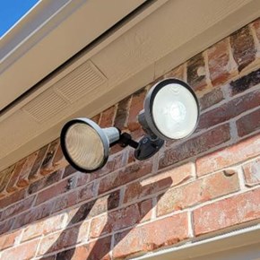 Outside Light Fixture Replacement - Westlake, TX