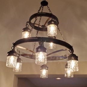 Replace Chandelier - Grapevine, TX