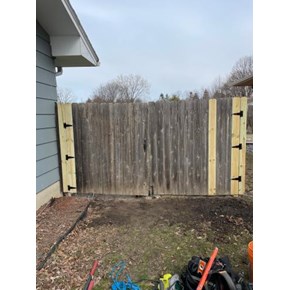 Wood Fence Gate Repair