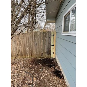 Wood Fence Gate Repair