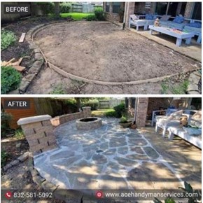 Patio and Fire Pit
