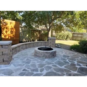 Paver Circle and Fire Pit
