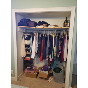 Closet door Before