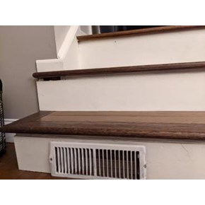 Trim On Stairs Before Trim On Stairs Before