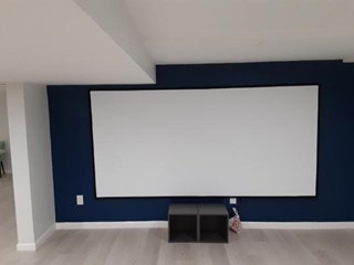 Custom Projector Screen After