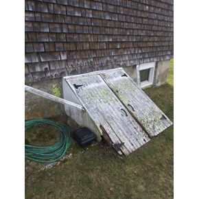 Before Cellar Door Repair in Stonington Ace Handyman Services Hartford New London