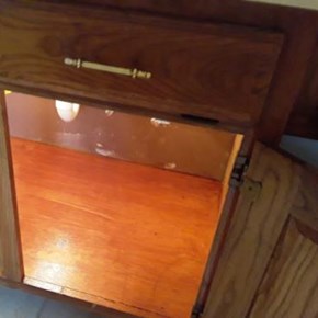 Kitchen Sink Water Damage Wood Repair - Euless, TX