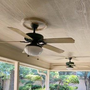Replace Patio Ceiling Fan - Argyle, TX