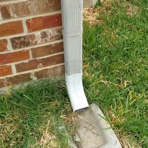 Repair Downspout - Flower Mound, TX