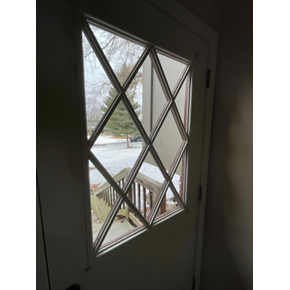 Broken glass window repair