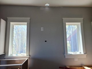 This customer needed a range hood installed in the new kitchen