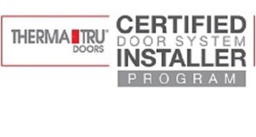 Therma Tru Certified Door System Installer