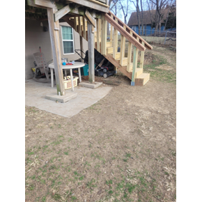 Custom Built Deck Stairs