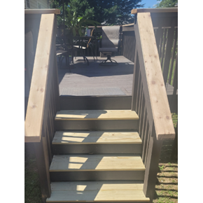Stair Repair - After Ace Handyman Services Upstate South Carolina and Greenville