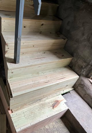 Basement stair rebuild - Malden, MA 02148 (after)