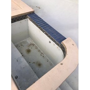 Lay pool tile
