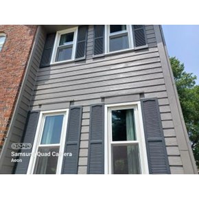 Replaced Siding and Paint Matched