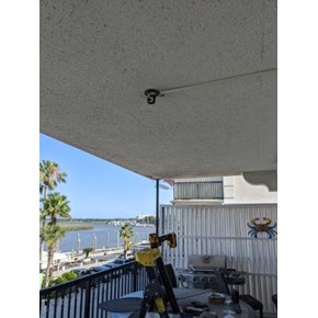 Ceiling Fan install Before