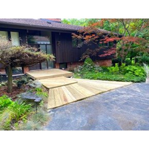 Custom Made Entrance Way, Bloomfield Hills, decking