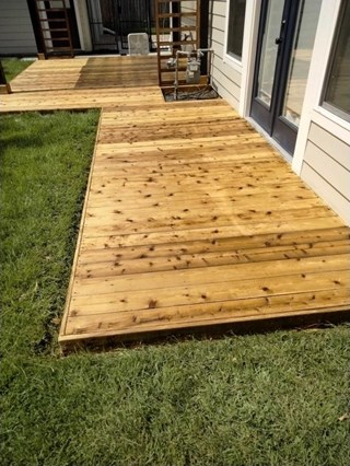 Deck Re-staining in Central Houston After