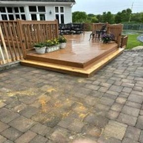 Cedar Deck Repair in Hamel