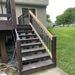 Deck Railing repair in Maple Grove