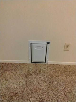 Install Doggie Door After Central Houston