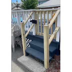 Deck Gate & Railing Install in New London Ace Handyman Services Hartford New London