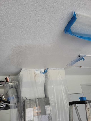 Garage Ceiling Drywall Repair 