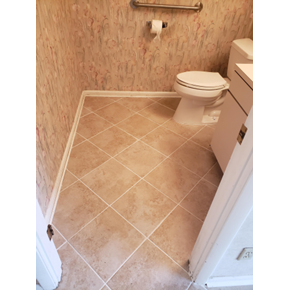 Bathroom Flooring Repairs (after)