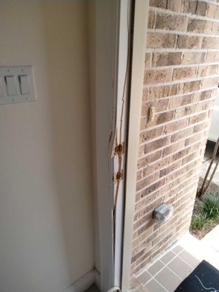 Broken Front Door 