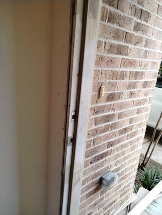 Broken Door Frame Repair Unpainted