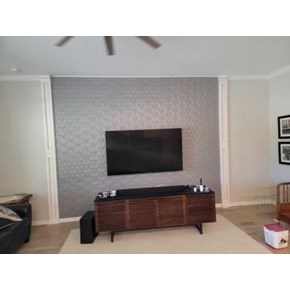 Feature wall after