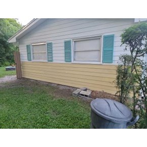 Wood rot siding repair after
