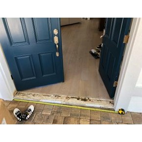 Door Threshold repair before