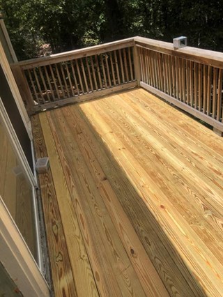 Deck Repair After Ace Handyman Services Upstate South Carolina and Greenville