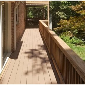 Deck Stain After Ace Handyman Services Upstate South Carolina and Greenville
