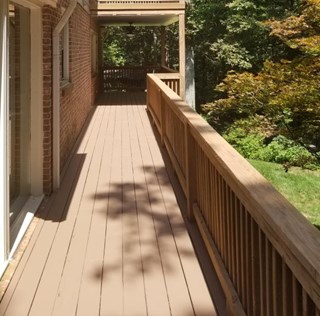 Deck Stain After Ace Handyman Services Upstate South Carolina and Greenville