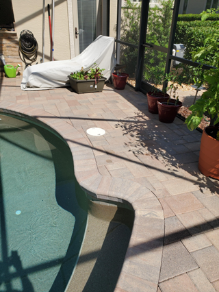 After - pool coping